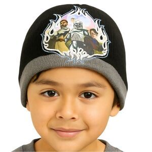 Star Wars Black and Gray Beanie Boys 4-16
